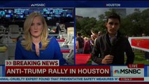 Pro-Trump Protester Rants To Reporter! 