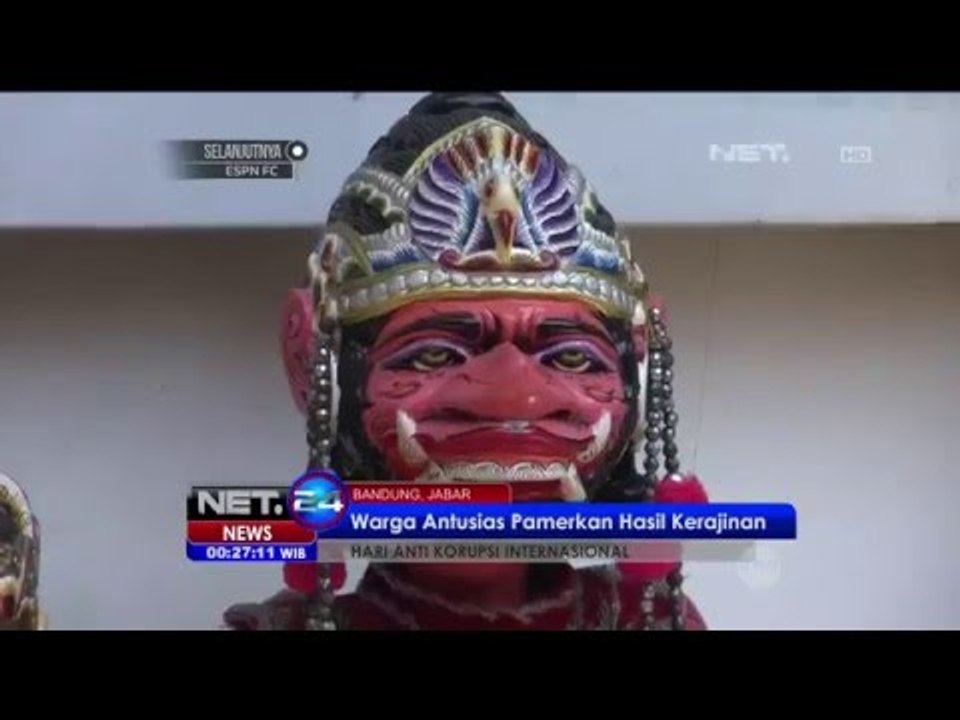 Warga Bandung Antusias Pamerkan Hasil Kerajinan dalam Hari Anti Korupsi Internasional - NET24