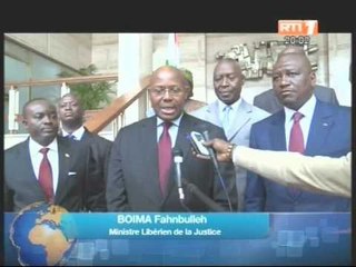 Arrestations de milicien: une délégation libérienne reçue en audience par le président Ouattara