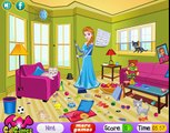 Frozen Elsa cleans the room for the kittens! Child Game! Cartoons for girls! Childrens cartoons!