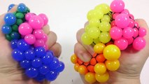 DIY Syringe How To Make 'Colors Bubble Orbeez Slime Glue Water Balloons' Learn Colors Slime Poop