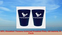 NFL Houston Texans Colored Frosted Pint 16ounce 2Pack 0716feca