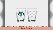 NCAA Notre Dame Fighting Irish 16Ounce Shamrock Pint 2Pack 77b6a65e