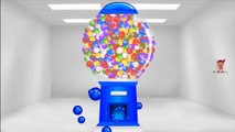 Learn Colors Gumball Machine, Teeth Brush, Pacman | Children Kids Toddler Baby Play Videos