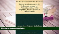 PDF [DOWNLOAD] Derecho de acceso a la informacion en el Poder Judicial/ The Right to Access