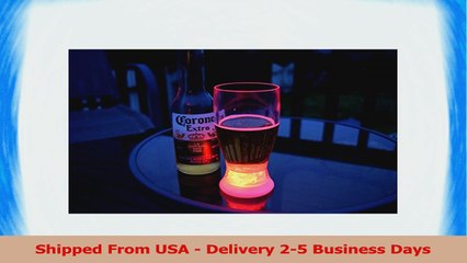 LED Light up Beer Glass Set 4pc 10 oz  300ml LED Light up Drinking Cup d5a5346a