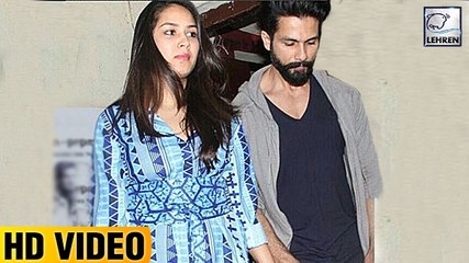 Shahid Kapoor & Mira On A Movie Date