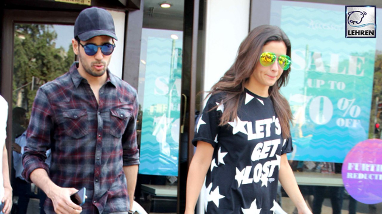 Sidharth Malhotra And Alia Bhatt SPOTTED On A Lunch Date