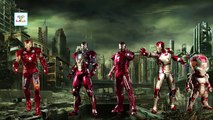 Finger Family Iron Man Family | Finger Family Songs For Children | Iron Man Cartoon Finger Family