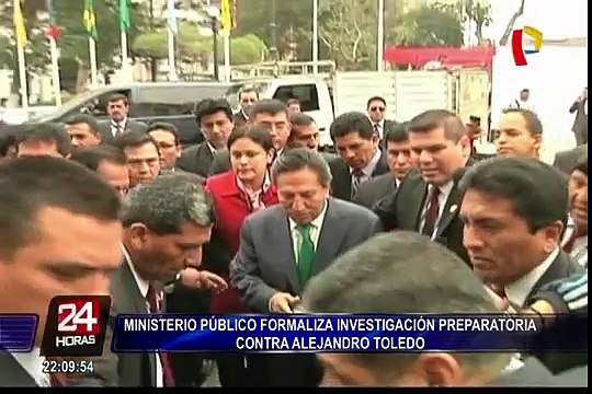 Fiscalía formalizó investigación preparatoria contra Alejandro Toledo por caso Odebrecht