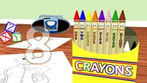 Counting Crayons: Learn Numbers 1-10