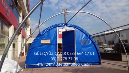4-6=24m2 Afet&Mülteci Çadırı