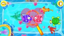 Baby Panda Happy Fishing | Explore The Sea & Learn About Sea Animals | Babybus Fun Game for kids