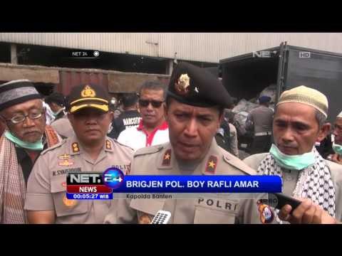 Polres Serang Musnahkan 1,6 Ton Ganja Siap Edar - NET24