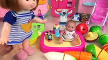 Fruit vegetable cutting and baby doll refrigerator toys-7eShE5JGEyQ