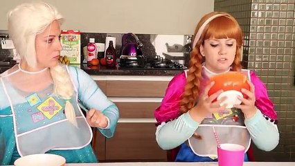 Frozen Elsa vs Maleficent - Bad Baby PIE IN THE FACE w Spiderman & Anna! Real Life Superheroes Funny