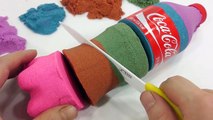 Kinetic Sand Cake Rainbow Colors Coca Cola Coke Toy Surprise Eggs-JH-ashDfQ-E