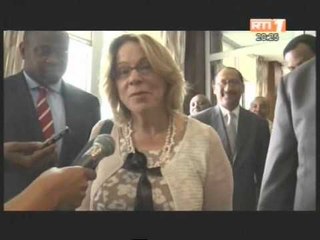 La vice présidente du service institutionnel de la BAD a échangé avec le ministre du Plan