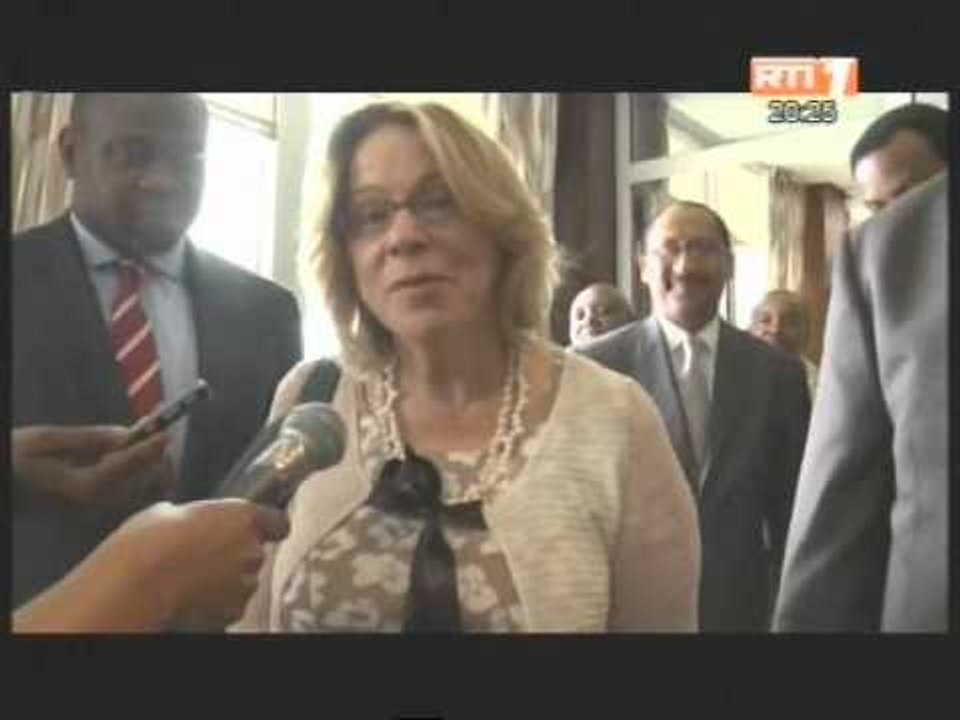 La vice présidente du service institutionnel de la BAD a échangé avec le ministre du Plan