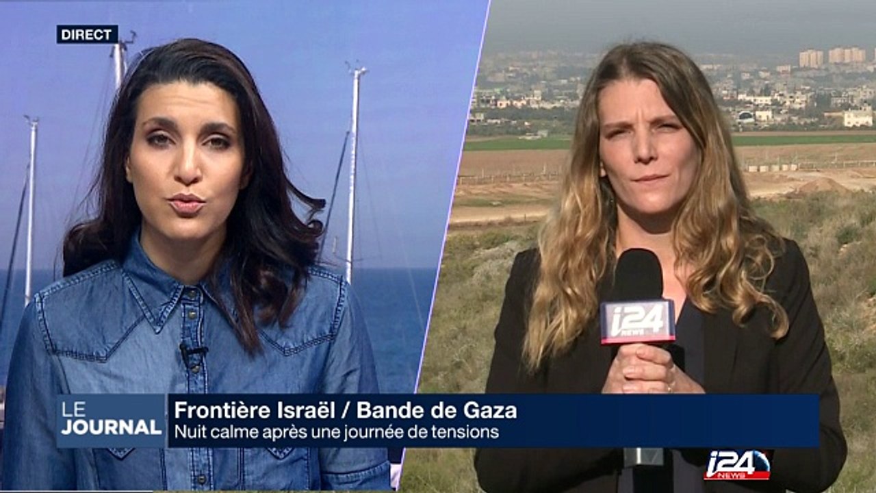 Frontière Israël / Bande de Gaza : nuit calme après une journée de tensions