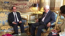 Hollande reçoit Abbas à l'Elysée