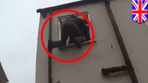 Bungling burglar: burglar jailed after he got stuck in a bathroom window