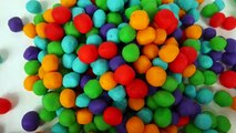 LEARN COLORS with Play Doh Dippin Dots Surprise Toys for Kids