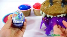 Learn Colors with Ice Cream Slime Surprise Eggs Minnie Mouse Finding Dory Adventure Time  Childrens-h3QDcP0xrzU