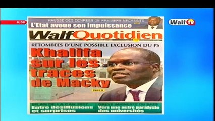 Revue de presse Walftv du 07 février 2017