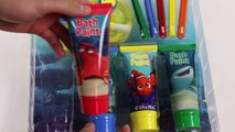 LEARN COLORS with Finding Dory Bath Paint Disney Pixar Nemo Dory Bath Toys!-f3z30aIIMsM