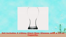 Clear Libbey Giant Beer Glass with 23 oz Capacity  Set of 4  Additional Vibrant Colors eadfe592