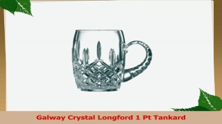 Galway Crystal Longford 1 Pt Tankard 1110a25a