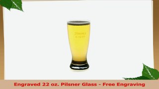 Engraved 22 oz Pilsner Glass  Free Engraving a40cebba