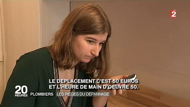 Un plombier fait passer son prix de 100 euros à près de 600 euros pour une intervention d'1mn30 ! Regardez
