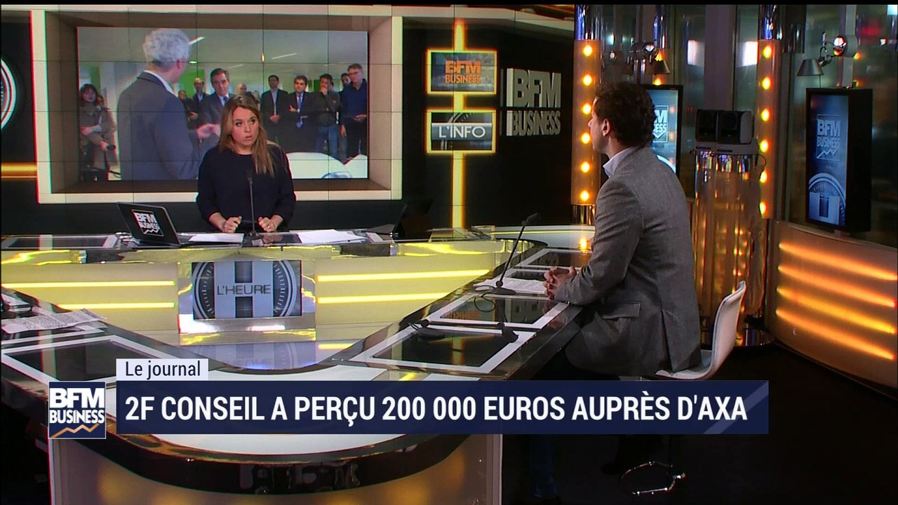 Axa a versé 200.000 euros à la société de François Fillon