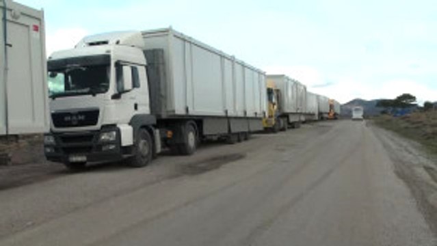 Afad Tarafından Gönderilen 100 Konteyner Deprem Bölgesine Ulaştı
