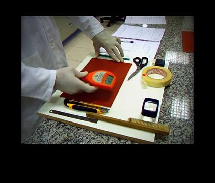 Determinacao da aderencia em tintas | pelo metodo A | corte em X + NORMA