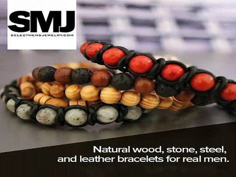 Men's Leather Bracelets USA|Leather & Beaded Bracelets for Sale