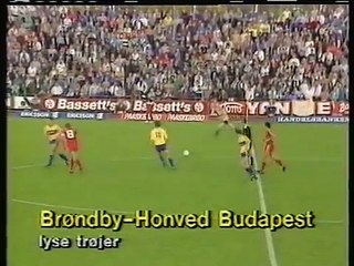 17.09.1986 - 1986-1987 European Champion Clubs' Cup 1st Round 1st Leg Brondby IF 4-1 Budapest Honved SE