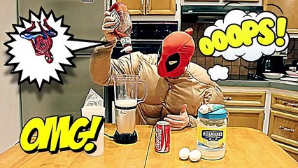 SPIDERMAN розыгрыши !! Дэдпул В.С. Удивительный Человек-паук Real Life Superhero шутка