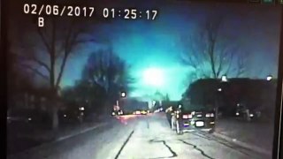 Bright green fireball Meteor Caught over USA Midwest 2017