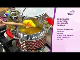 Gribe karşı koruyucu Balkabağı Çorbası