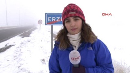 Erzurum'da Sis Görüş Mesafesini Düşürdü
