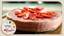 No Bake Strawberry Cheesecake | Valentine's Special | Easy Cheesecake Recipe by Archana