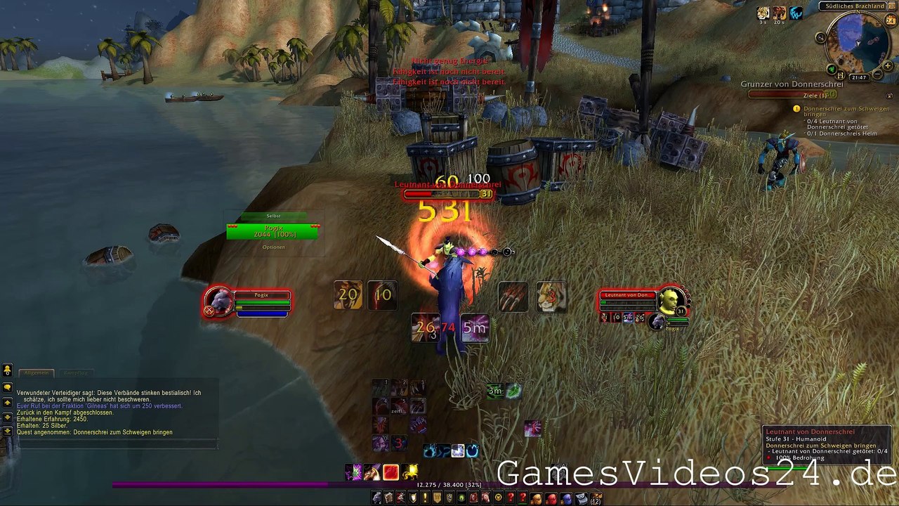 World of Warcraft Quest: Donnerschrei zum Schweigen bringen