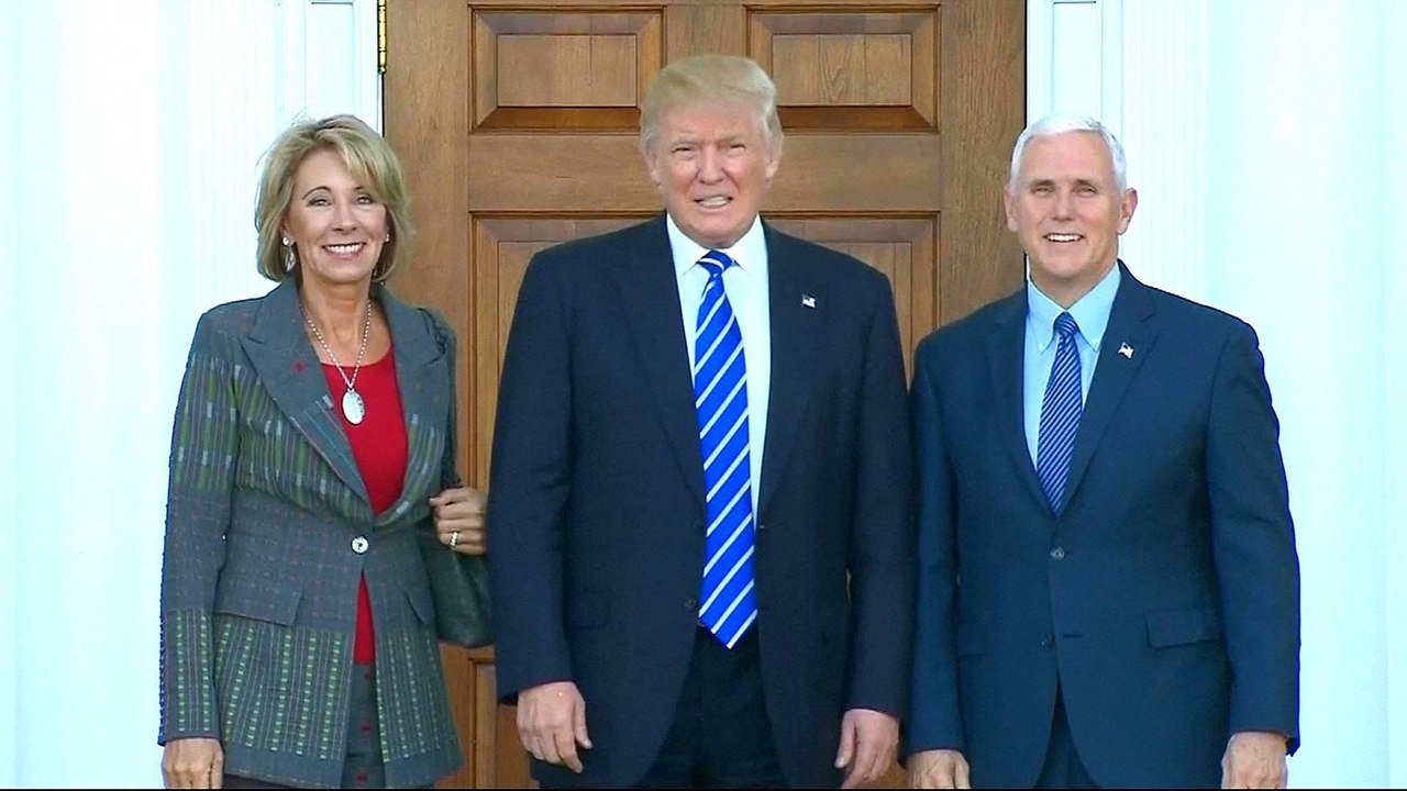 US Senate divided over Trump's education secretary pick