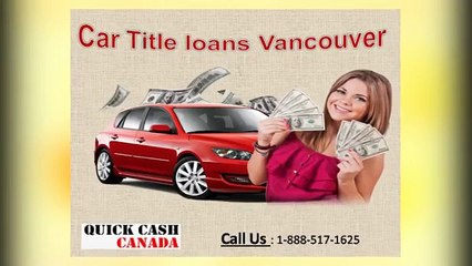 Car Title Loans Vancouver