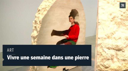 Un artiste français va vivre une semaine dans un œuf en pierre