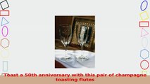 Hortense B Hewitt Wedding Accessories 50th Anniversary Champagne Toasting Flutes Set of 2 52ca7967
