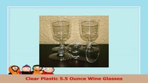 55 Ounce Wine Glass  Plastic Stemware Glasses 55 oz each Box of 200 f0473050